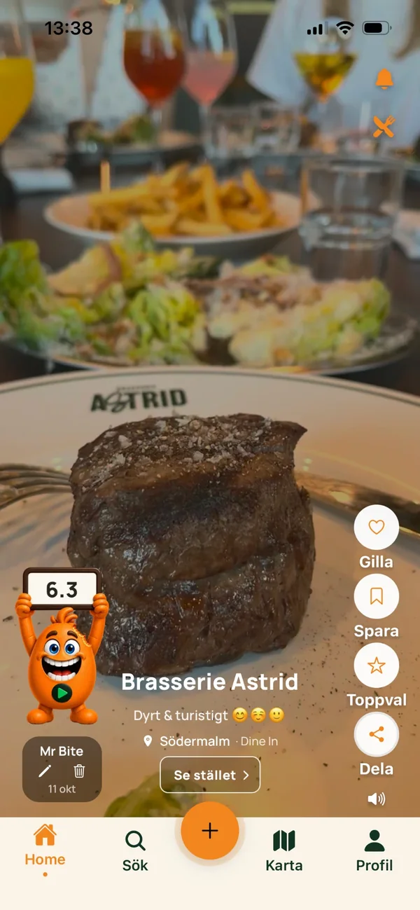 Bite från Brasserie Astrid i Mr Bite, BITE SCORE 6.3